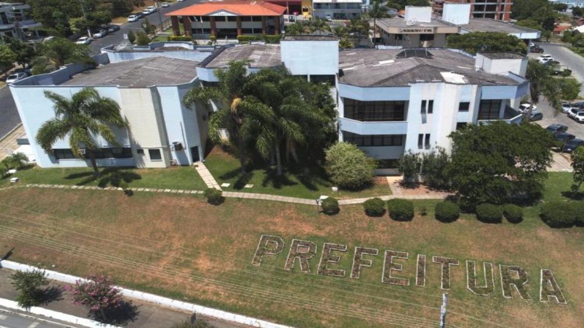 Concurso da Prefeitura de Ituporanga: vista aérea do prédio do Executivo