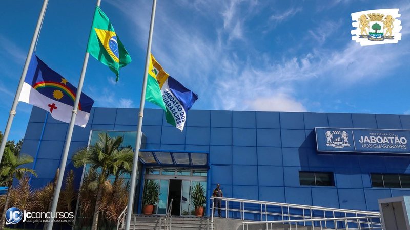 Concurso da Prefeitura do Jaboatão dos Guararapes PE: fachada do prédio do Executivo - Divulgação