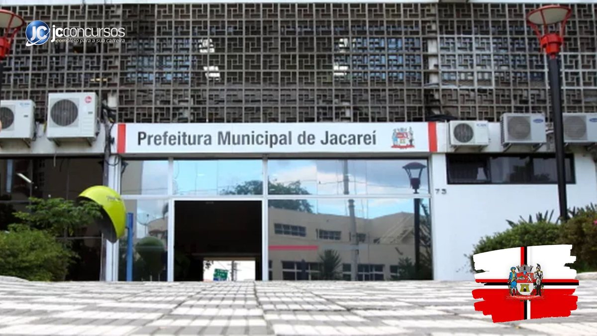 Concurso da Prefeitura de Jacareí SP: fachada do prédio do Executivo