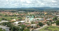 Concurso em Jaraguá GO: vista aérea da cidade - Divulgação