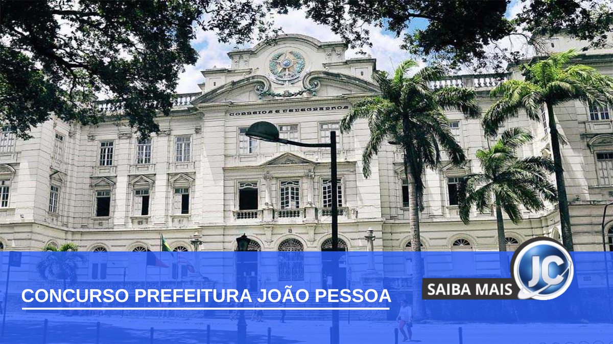 Concurso Prefeitura de João Pessoa - sede do Executivo