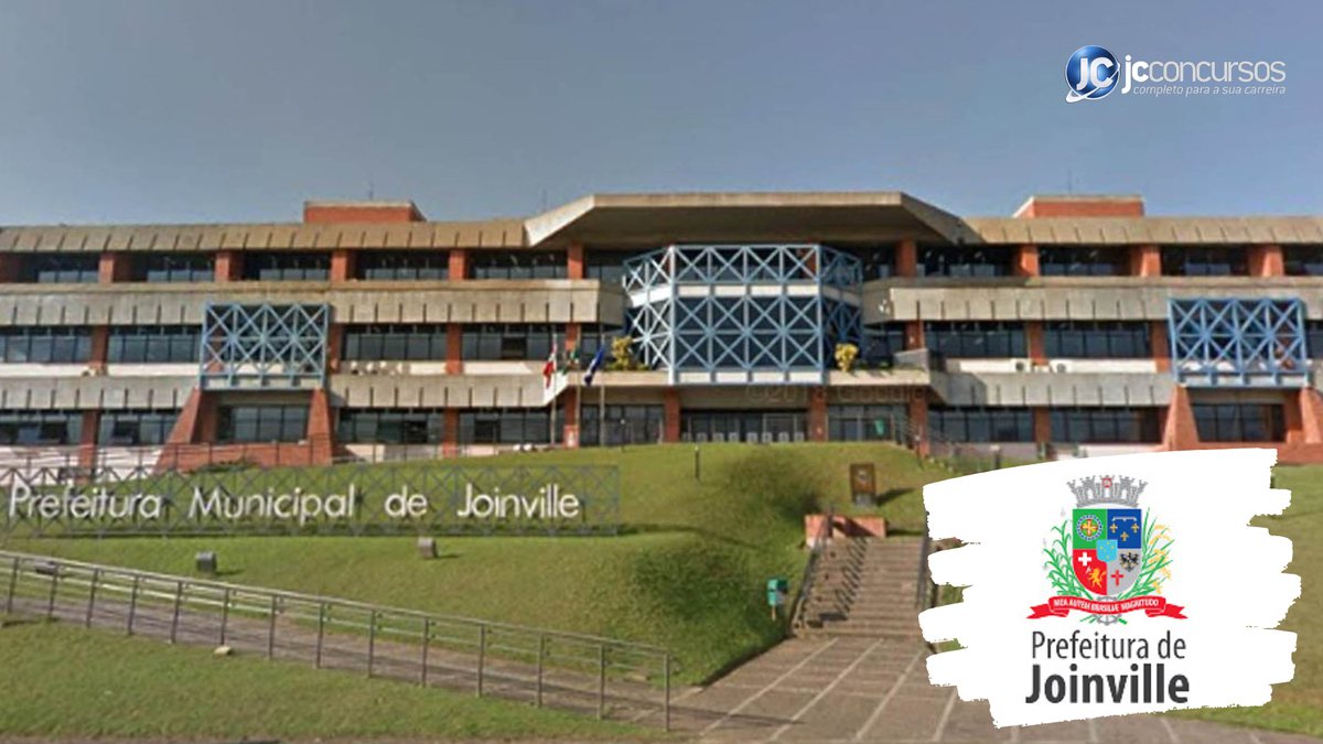 None - Concurso Prefeitura de Joinville SC: sede da Prefeitura de Joinville SC: divulgação