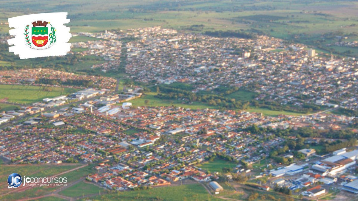 Concurso Prefeitura José Bonifácio: cidade vista do alto