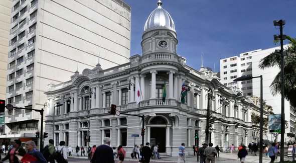 Concurso da Prefeitura de Juiz de Fora: fachada do Paço Municipal, sede do Executivo - Divulgação