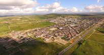 Concurso da Prefeitura de Jupi: vista aérea do município - Divulgação