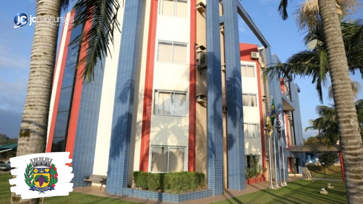 Concurso da Prefeitura de Louveira: fachada do prédio do Executivo