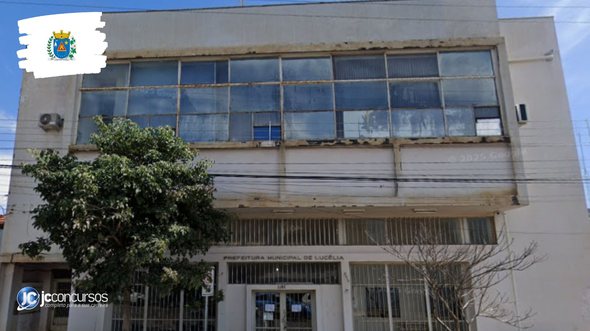 Concurso da Prefeitura de Lucélia: sede do Executivo - Foto: Google Street View