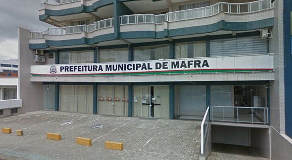 Concurso Prefeitura de Mafra - sede do Executivo - Google Street View