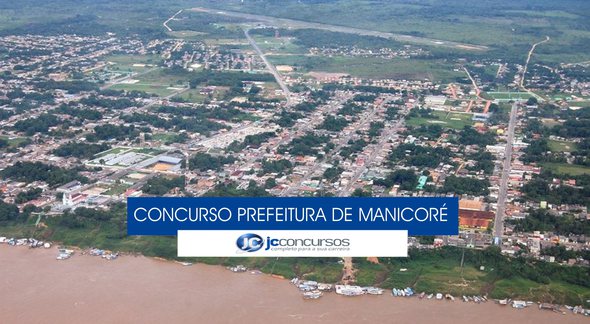 Concurso Prefeitura de Manicoré - vista aérea do município - Divulgação