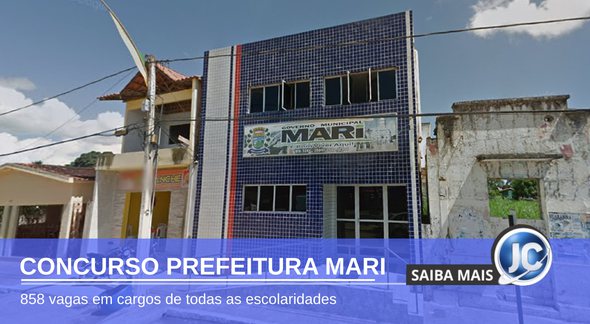 Concurso Prefeitura de Mari - sede do Executivo - Google Street View