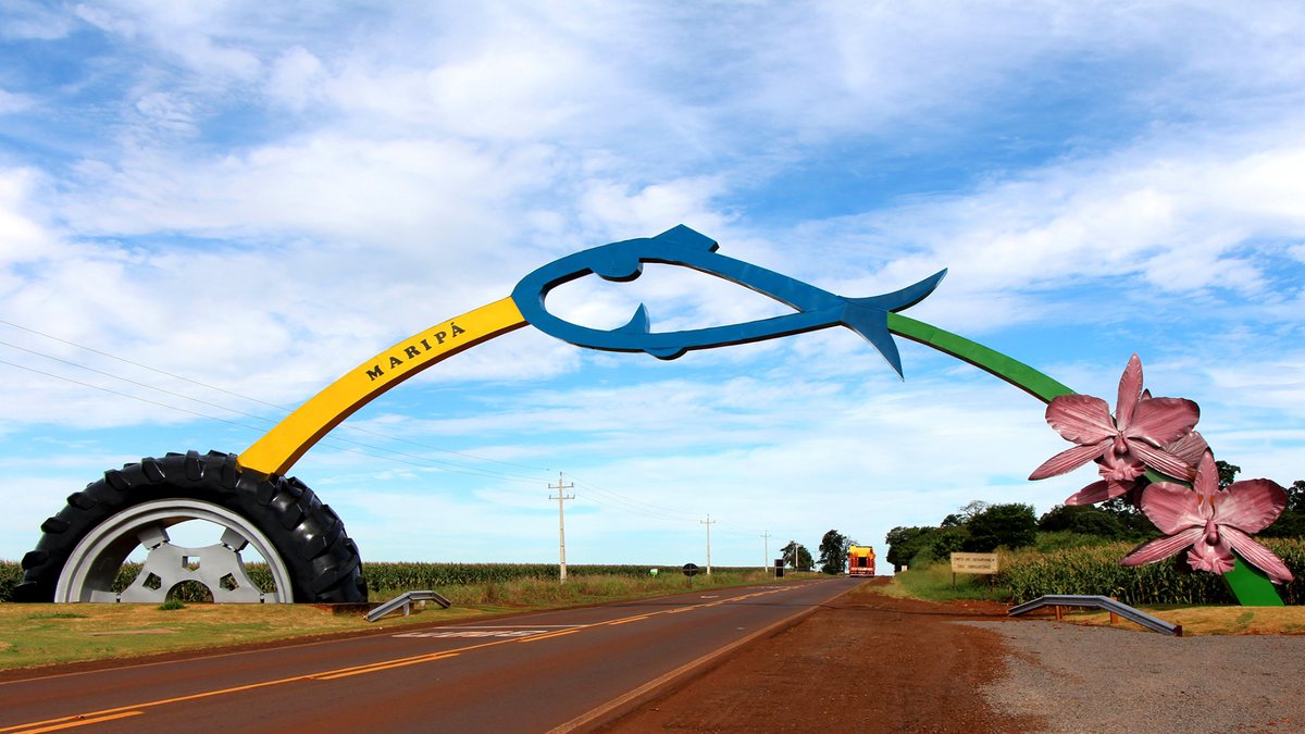 Concurso Prefeitura de Maripá: portal de entrada do município