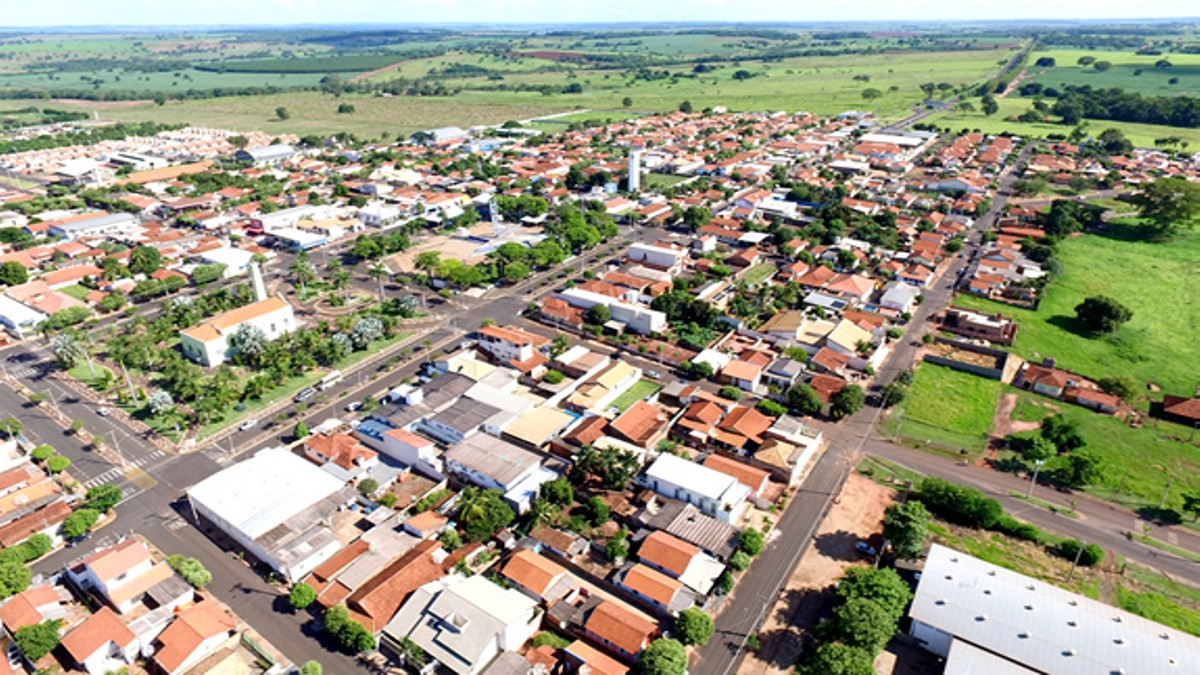 Concurso Prefeitura Mira Estrela - vista aérea do município