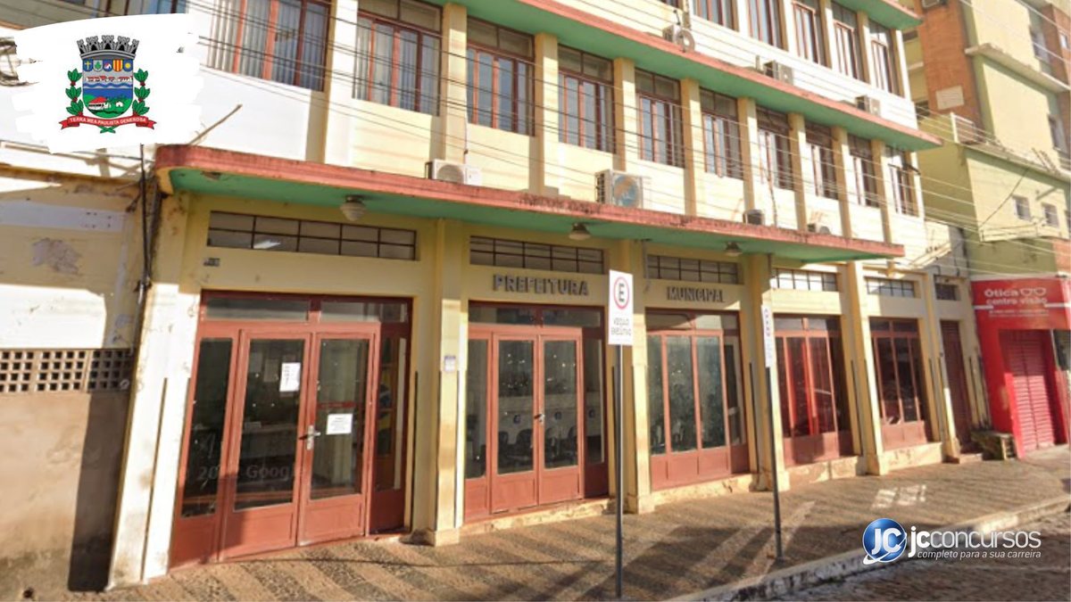 Concurso da Prefeitura de Mococa: fachada do prédio do Executivo