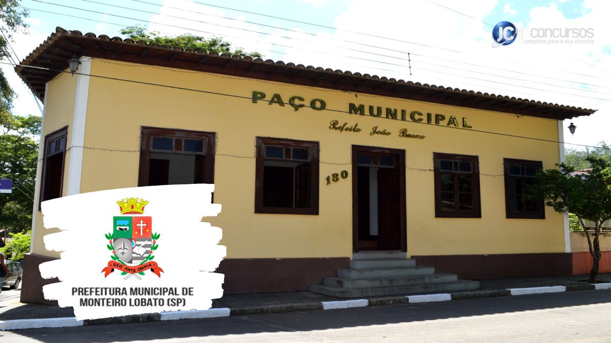 Concurso Prefeitura de Monteiro Lobato: sede do executivo municipal