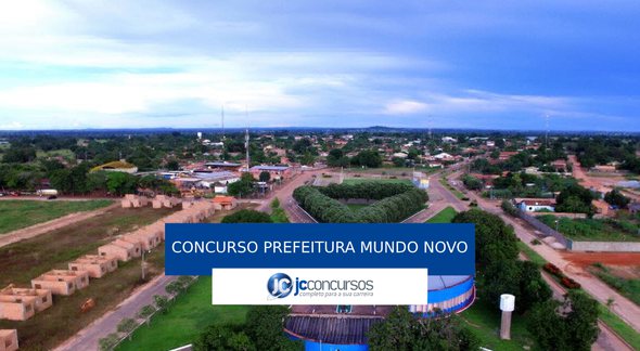 Concurso Prefeitura de Mundo Novo - vista panorâmica do município - Divulgação