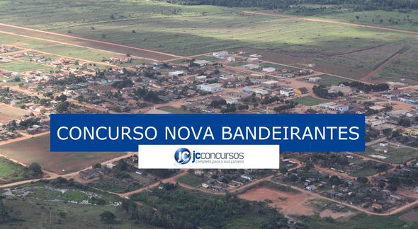 Concurso de Nova Bandeirantes: vista aérea da cidade - Divulgação