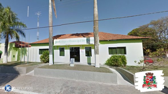 Concurso da Prefeitura de Oriente: fachada do prédio do Executivo - Google Street View