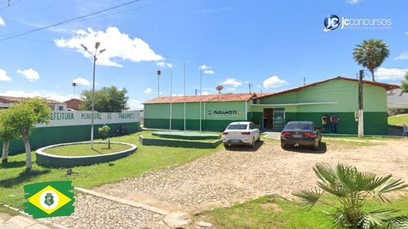 Concurso da Prefeitura de Paramoti CE: sede do Executivo - Google Street View