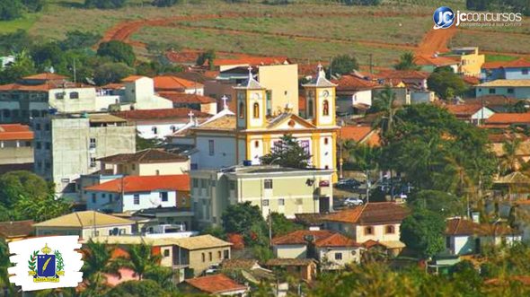 Concurso da Prefeitura de Passa Tempo MG: vista parcial da cidade - Divulgação