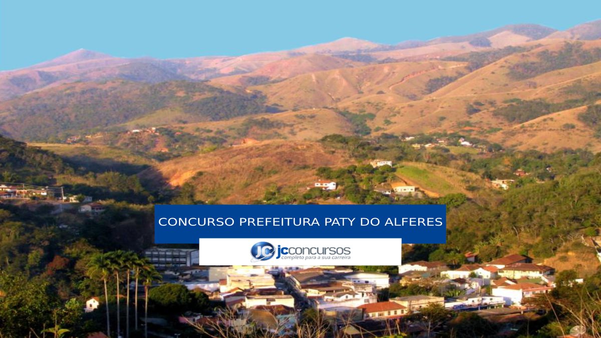Concurso Prefeitura de Paty do Alferes - vista panorâmica do município
