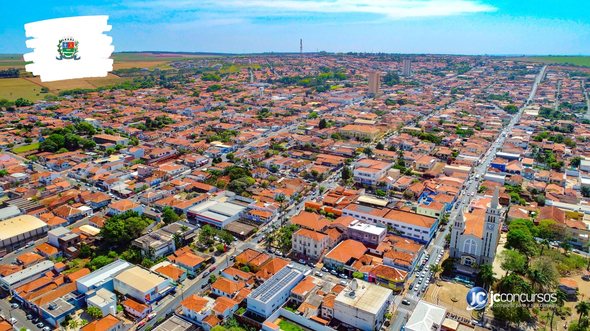Concurso da Prefeitura de Pederneiras: vista aérea do município - Foto: Divulgação