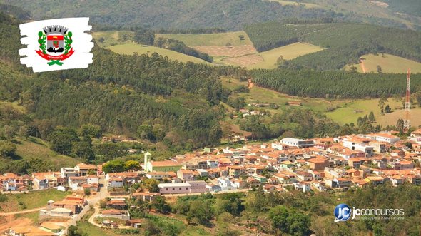 Concurso da Prefeitura de Pedra Bela: vista aérea do município - Foto: Divulgação/Alesp