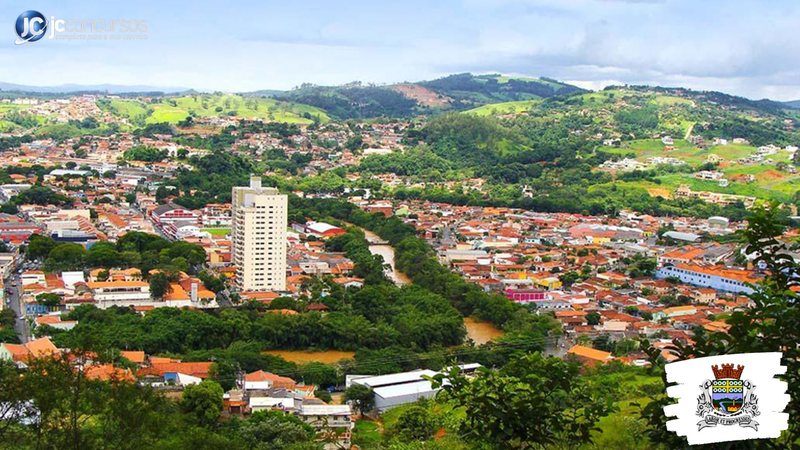 Concurso da Prefeitura de Pedreira SP: vista aérea da cidade - Divulgação