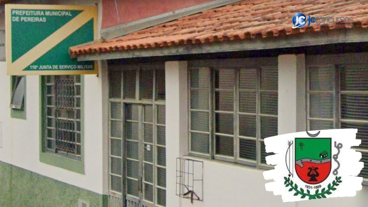 Processo seletivo da SME de Pereiras SP: sede da prefeitura