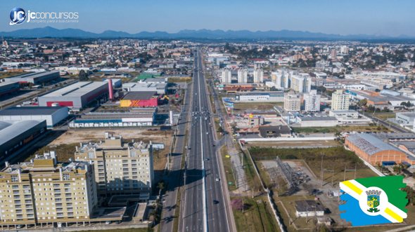 Processo seletivo de Pinhais PR: vista aérea da cidade - Divulgação