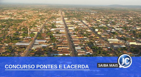 Concurso Prefeitura Pontes e Lacerda - vista aérea do município - Divulgação
