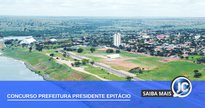 Concurso Prefeitura de Presidente Epitácio: vista aérea do município - GESP