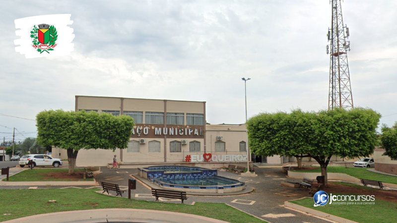 Concurso da Prefeitura de Queiroz: sede do Executivo - Foto: Google Street View