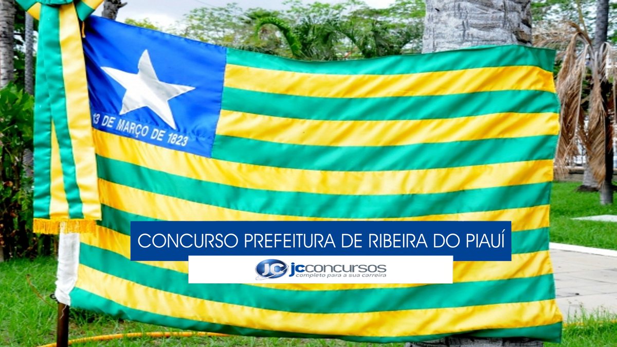 Concurso Prefeitura de Ribeira do Piauí - bandeira do Estado