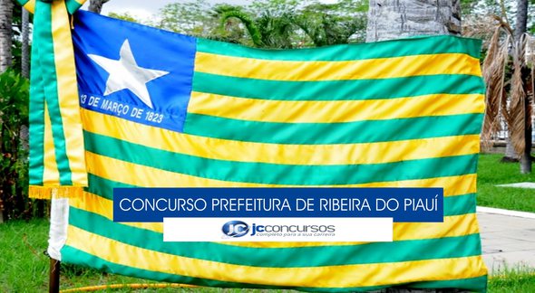 Concurso Prefeitura de Ribeira do Piauí - bandeira do Estado - Divulgação