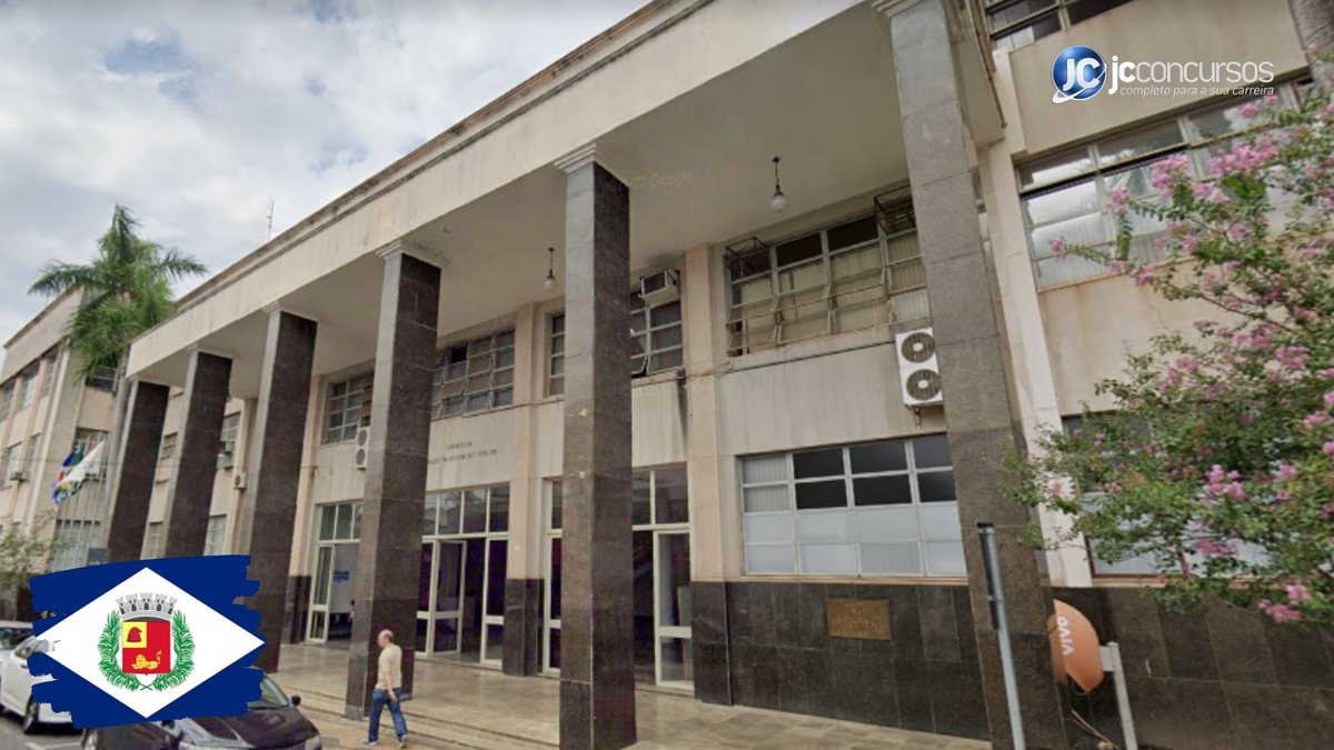 Concurso da Prefeitura de Rio Claro: fachada do prédio do Executivo