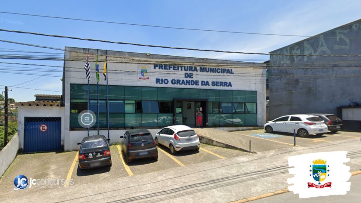 Concurso da Prefeitura de Rio Grande da Serra: fachada do prédio do Executivo