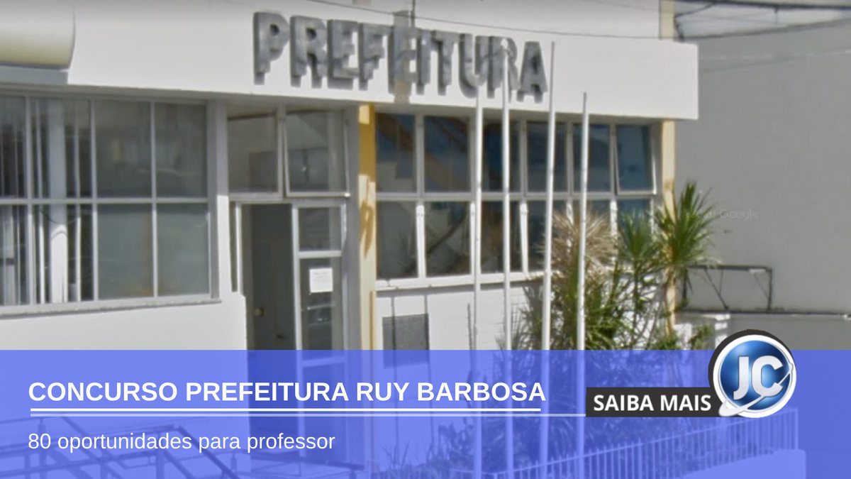Concurso Prefeitura de Ruy Barbosa - sede do Executivo