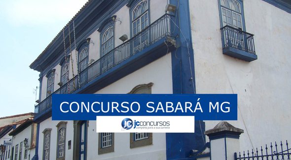 Concurso da Prefeitura de Sabará: sede do órgão - Divulgação