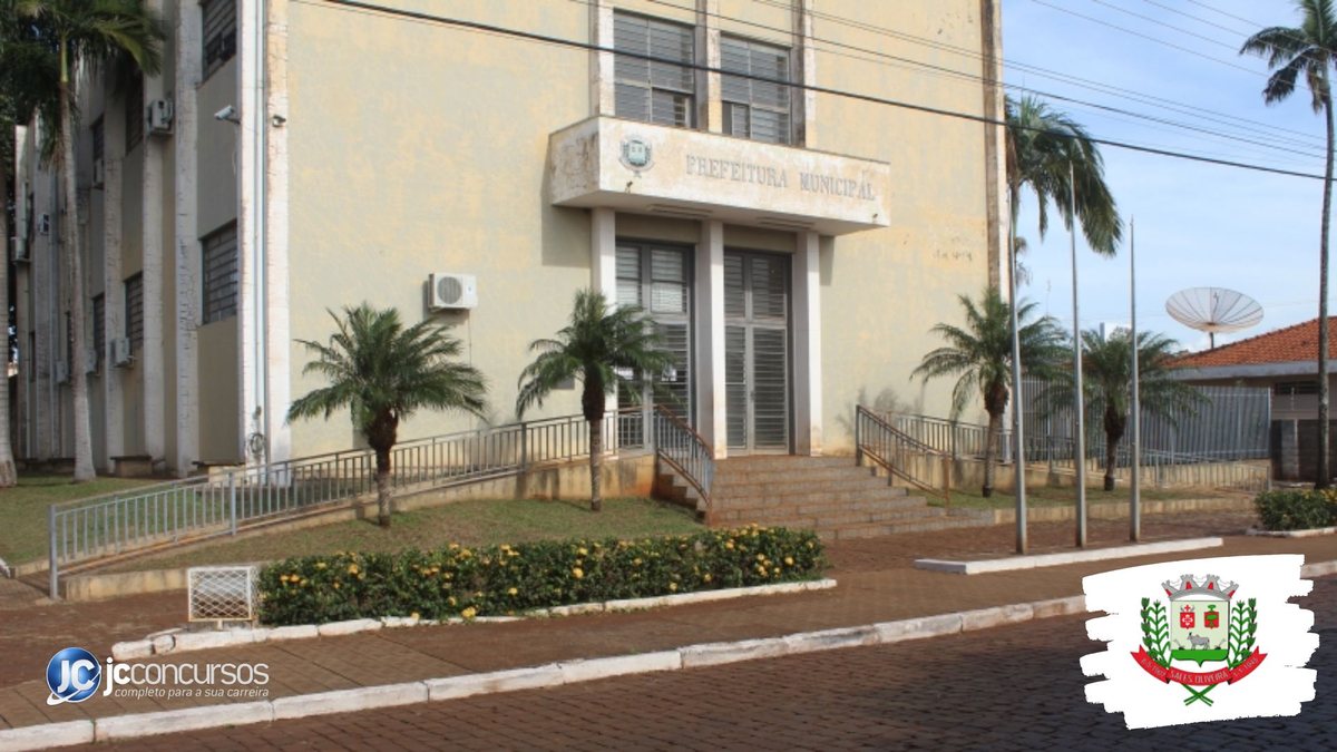 Concurso da Prefeitura de Sales Oliveira: edifício-sede do governo municipal