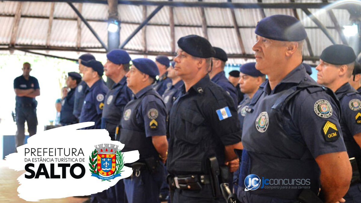 Concurso Prefeitura de Salto: agentes da guarda municipal