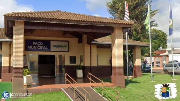 Concurso da Prefeitura de Sandovalina SP: sede do Executivo - Google Street View