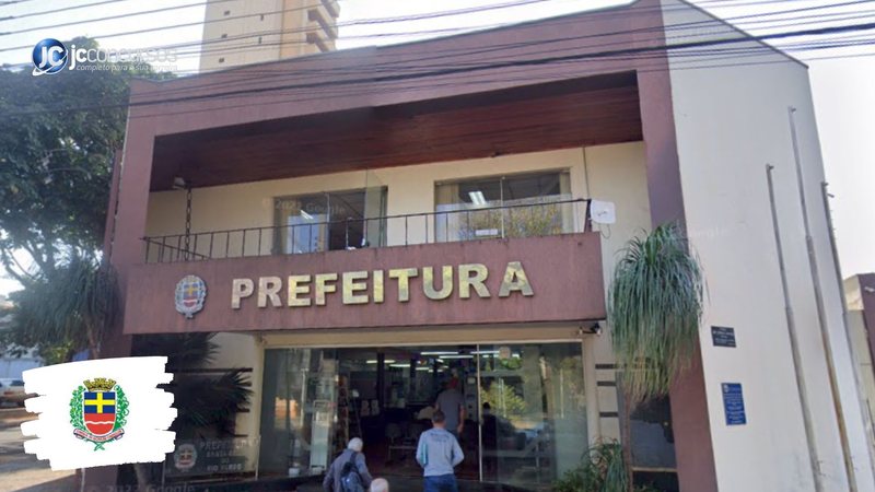 Concurso da Prefeitura de Santa Cruz do Rio Pardo: fachada do prédio do Executivo