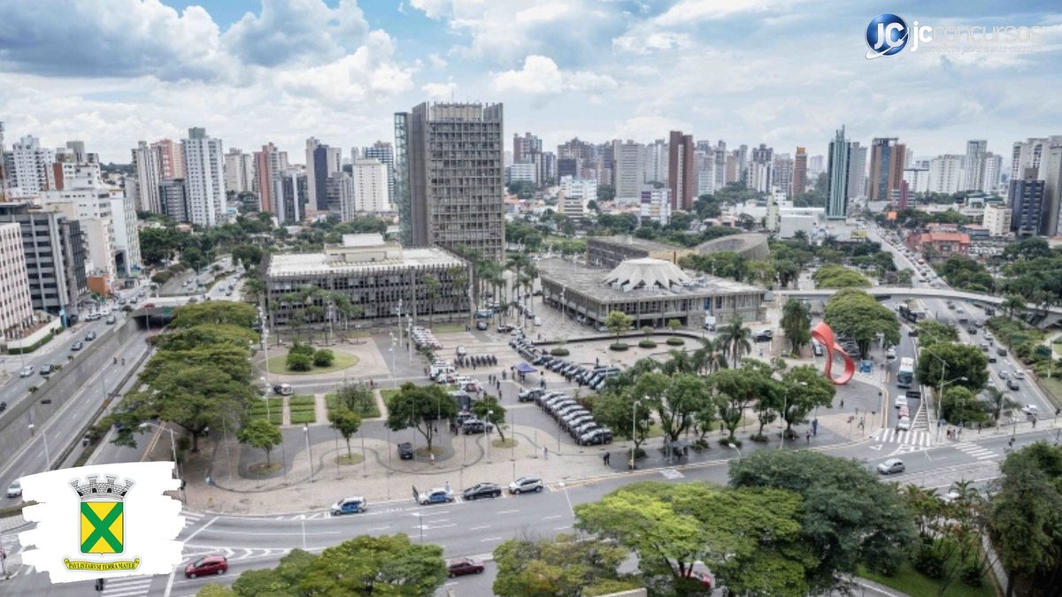 Concurso da Prefeitura de Santo André SP: vista aérea da sede do órgão
