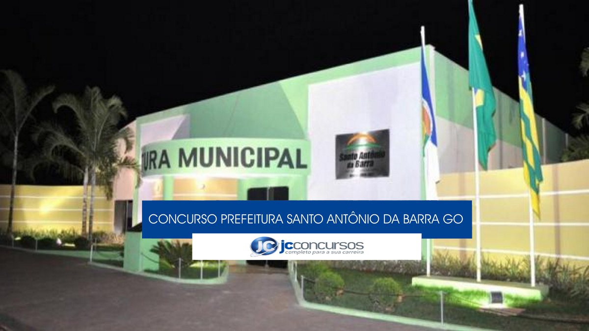 Concurso Prefeitura de Santo Antônio da Barra - sede do Executivo