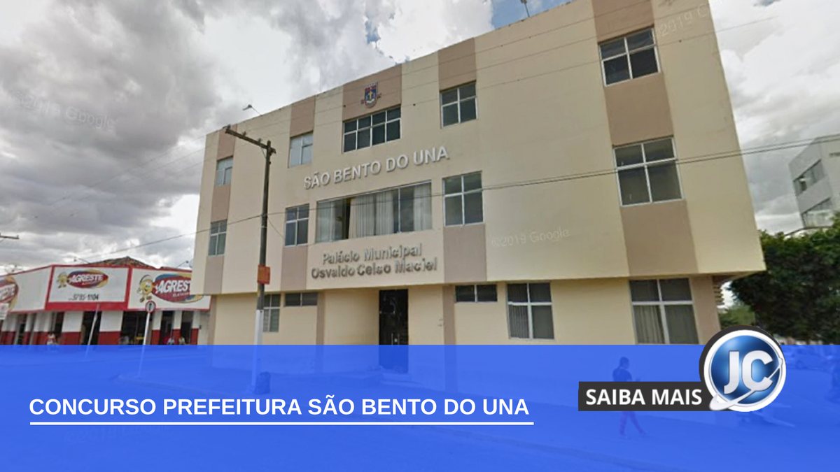 Concurso Prefeitura de São Bento do Una: sede do Executivo