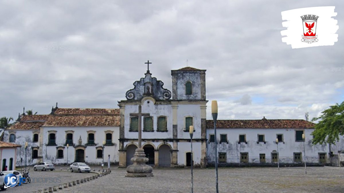 Concurso da Prefeitura de São Cristóvão SE: vista da igreja e convento São Francisco