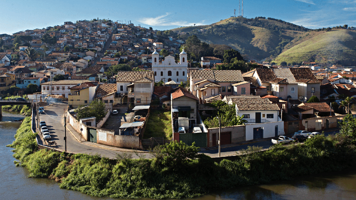 Concurso Prefeitura São Luiz do Paraitinga: cidade vista do alto