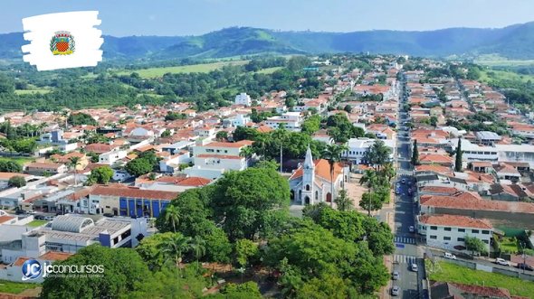 Concurso da Prefeitura de São Pedro: vista aérea da cidade - Divulgação