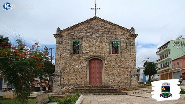 Concurso de São Thomé das Letras MG: fachada da igreja de pedra - Divulgação