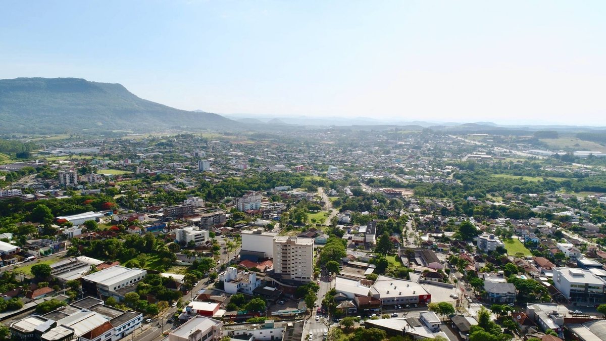 Concurso Prefeitura Sapiranga - vista aérea do município